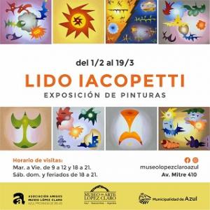 Exposición de pinturas de Lido Iacopetti en el López Claro